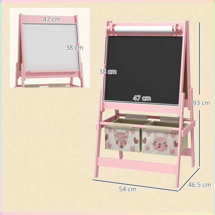 Three-In-One Kids Easel with Paper Roll