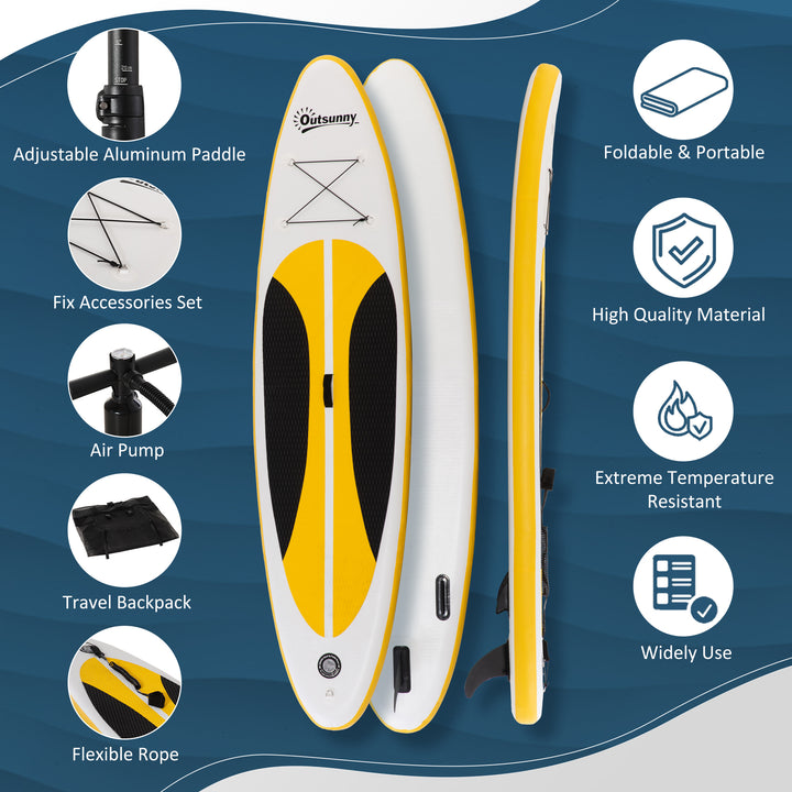 Stand Up Paddle Board Inflatable SUP with Adjustable Aluminium Paddle