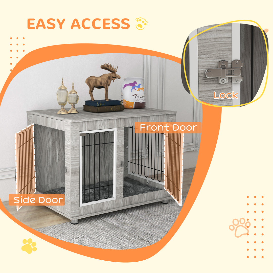 Indoor Dog Kennel w/ Soft Cushion