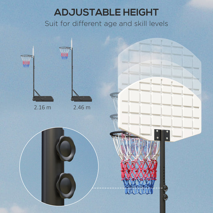 Adjustable Basketball Stand Net System