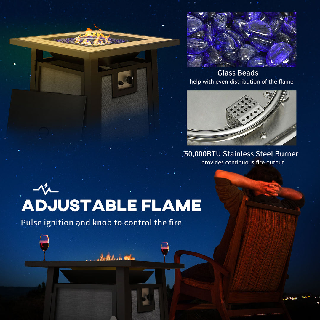 Gas Fire Pit Table