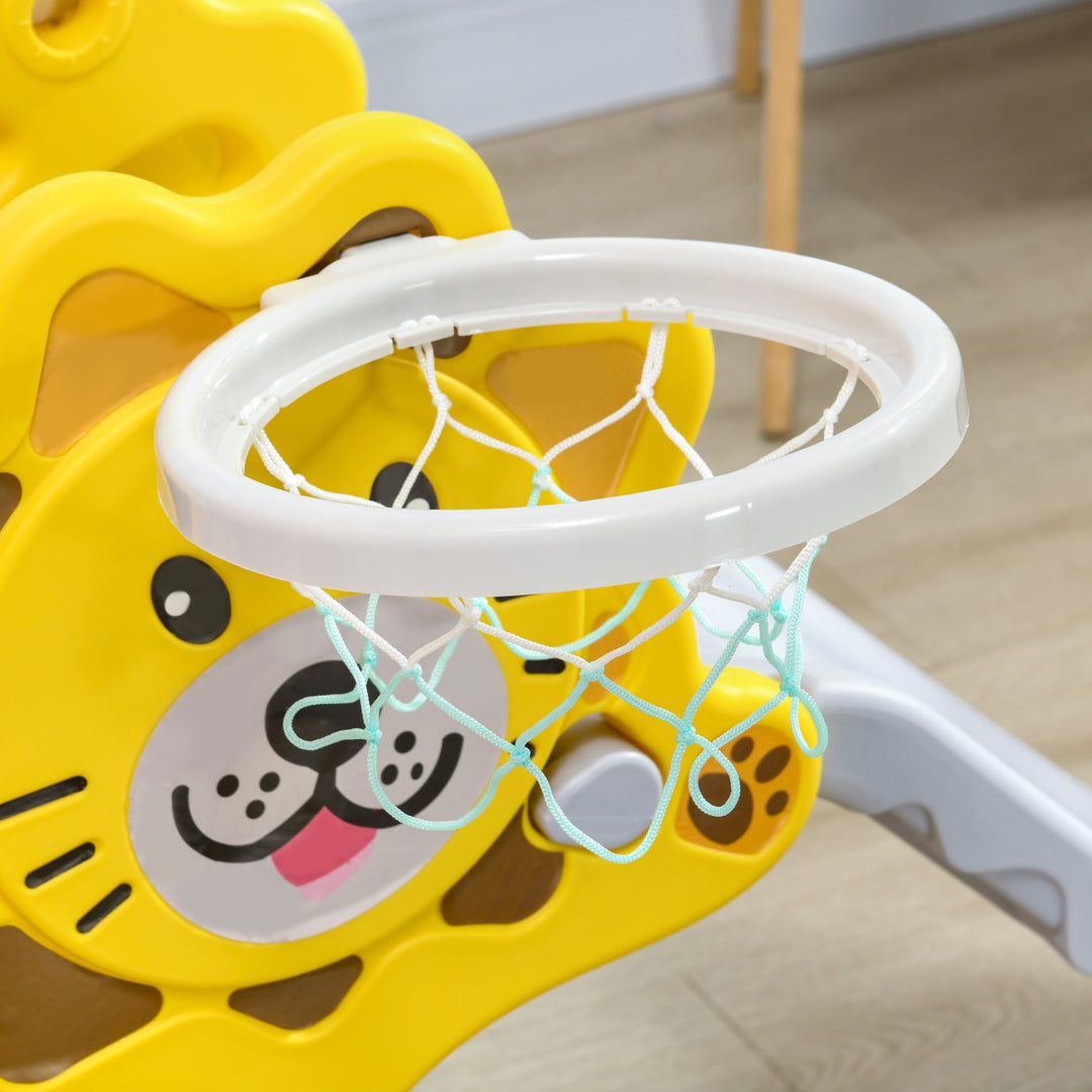 Baby Slide with Basketball Hoop