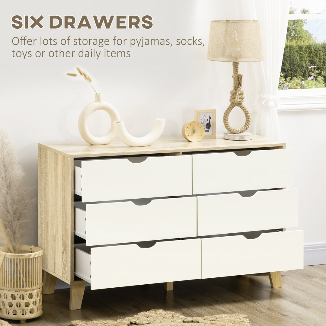 6-Drawer Wide Chest