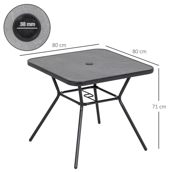 Square Outdoor Table