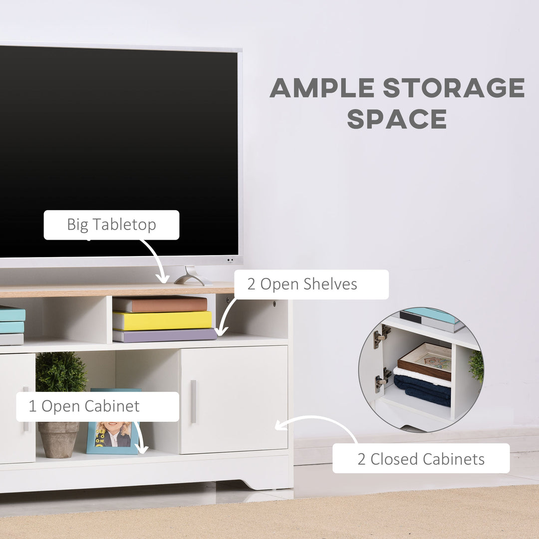 TV Stand for TVs up to 42 Inches w/ Cabinets