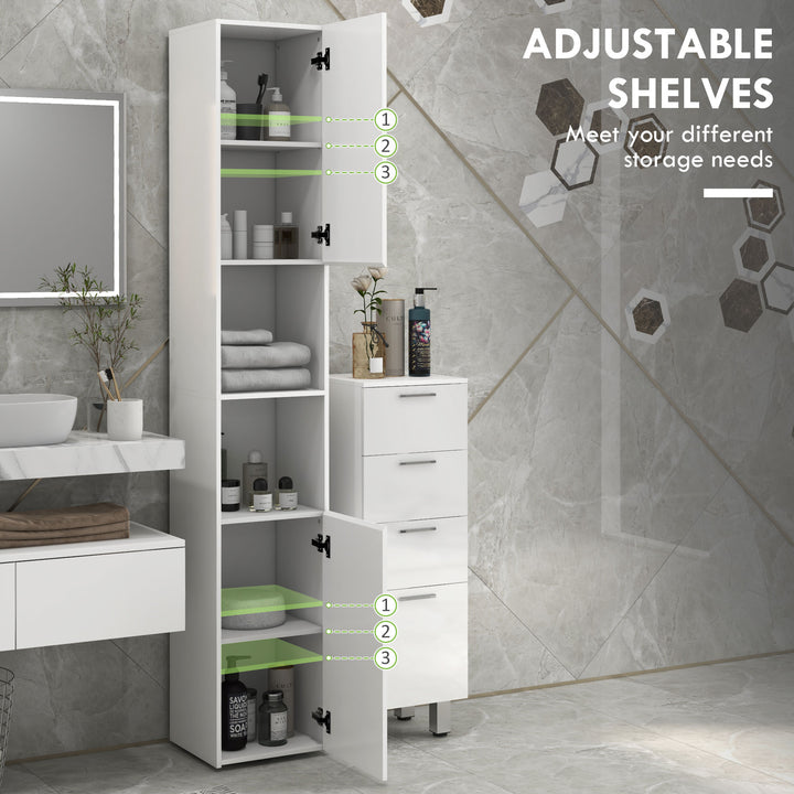 Kleankin Multi-Storage Slim Bathroom Cabinet