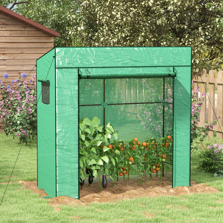 Walk-In Greenhouse: Durable PE Cover