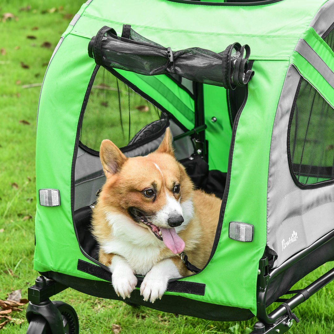 2-in-1 Dog Bike Trailer & Pet Stroller