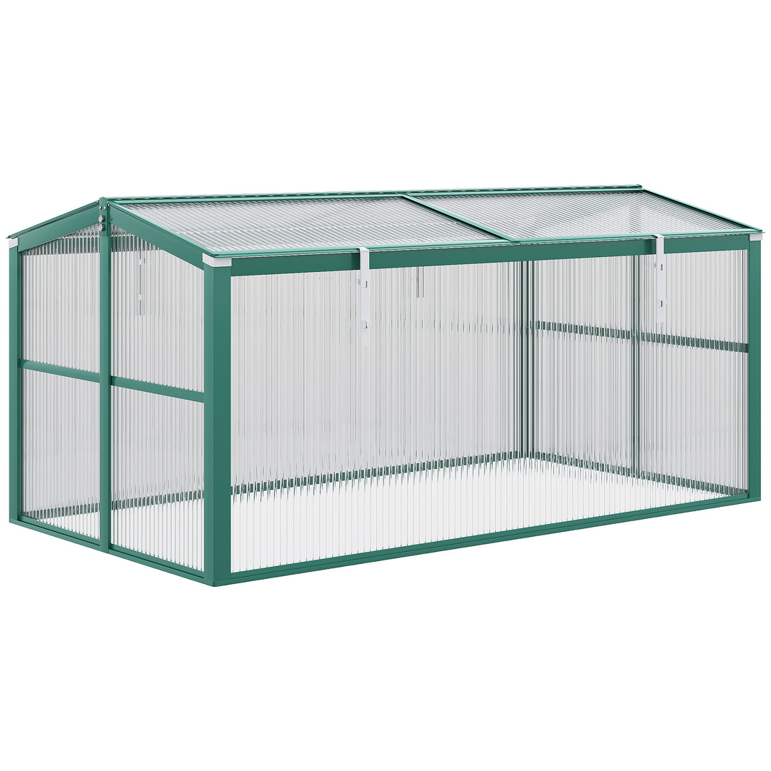 Aluminium Polycarbonate Greenhouse Cold Frame Grow House