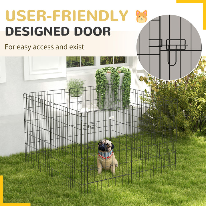 8 Panel DIY Dog Pen with Door