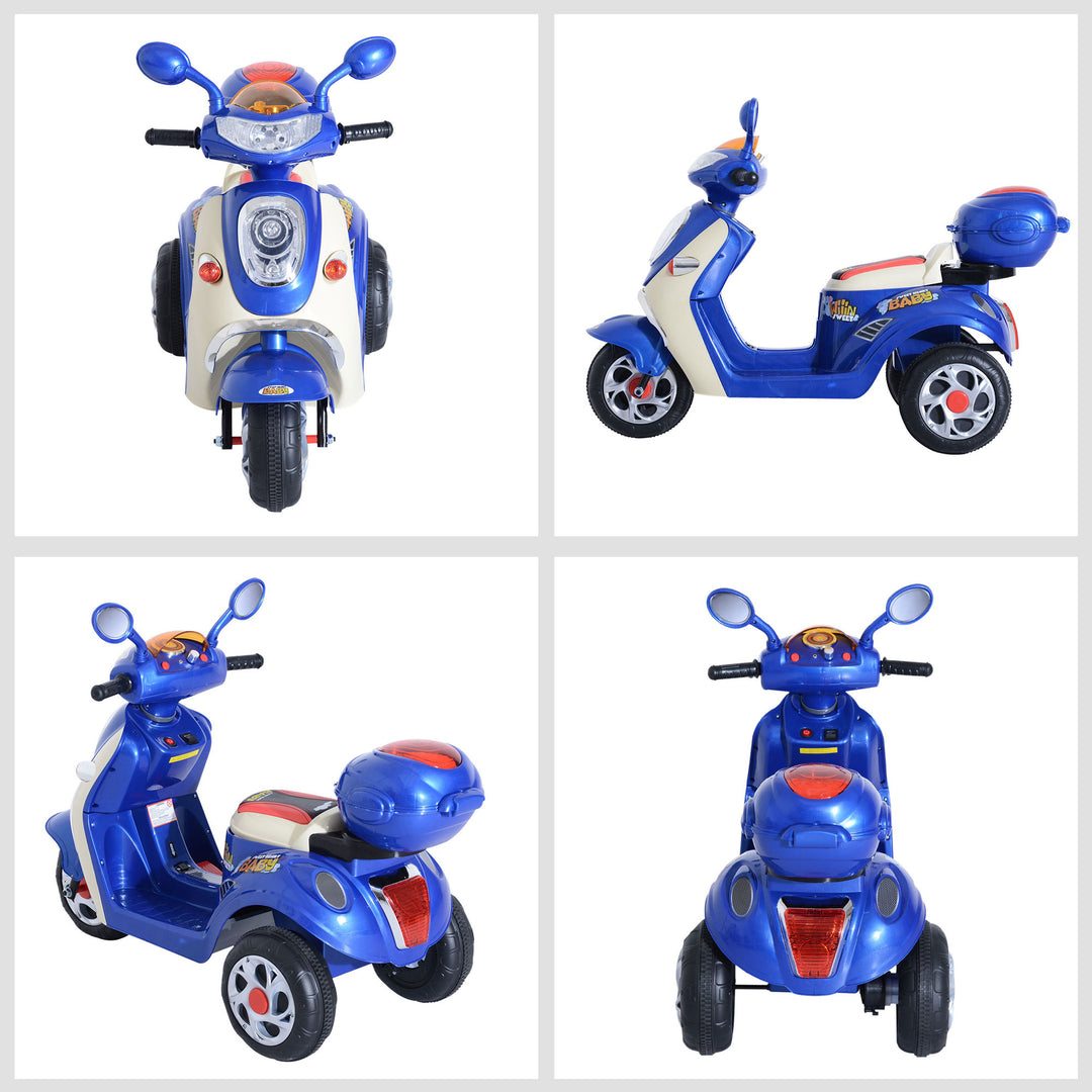 Electric Ride on Toy Tricycle Car-Blue