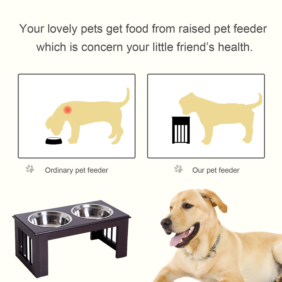 Large Stainless Steel Pet Feeder