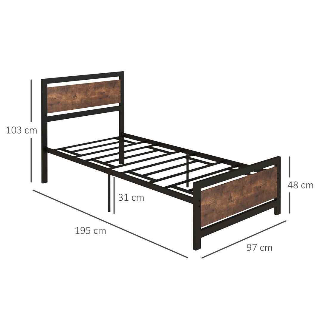 Single Metal Bed Frame