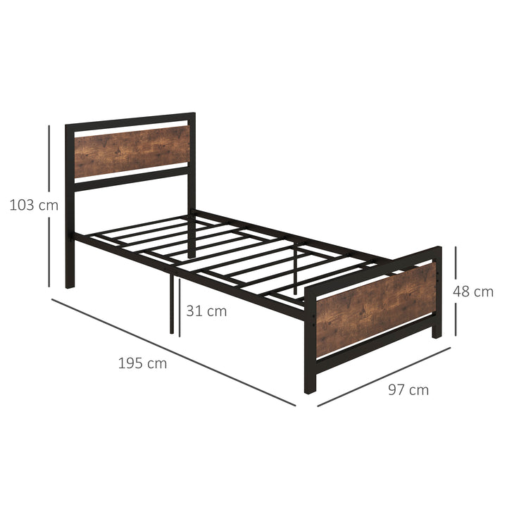 Single Metal Bed Frame