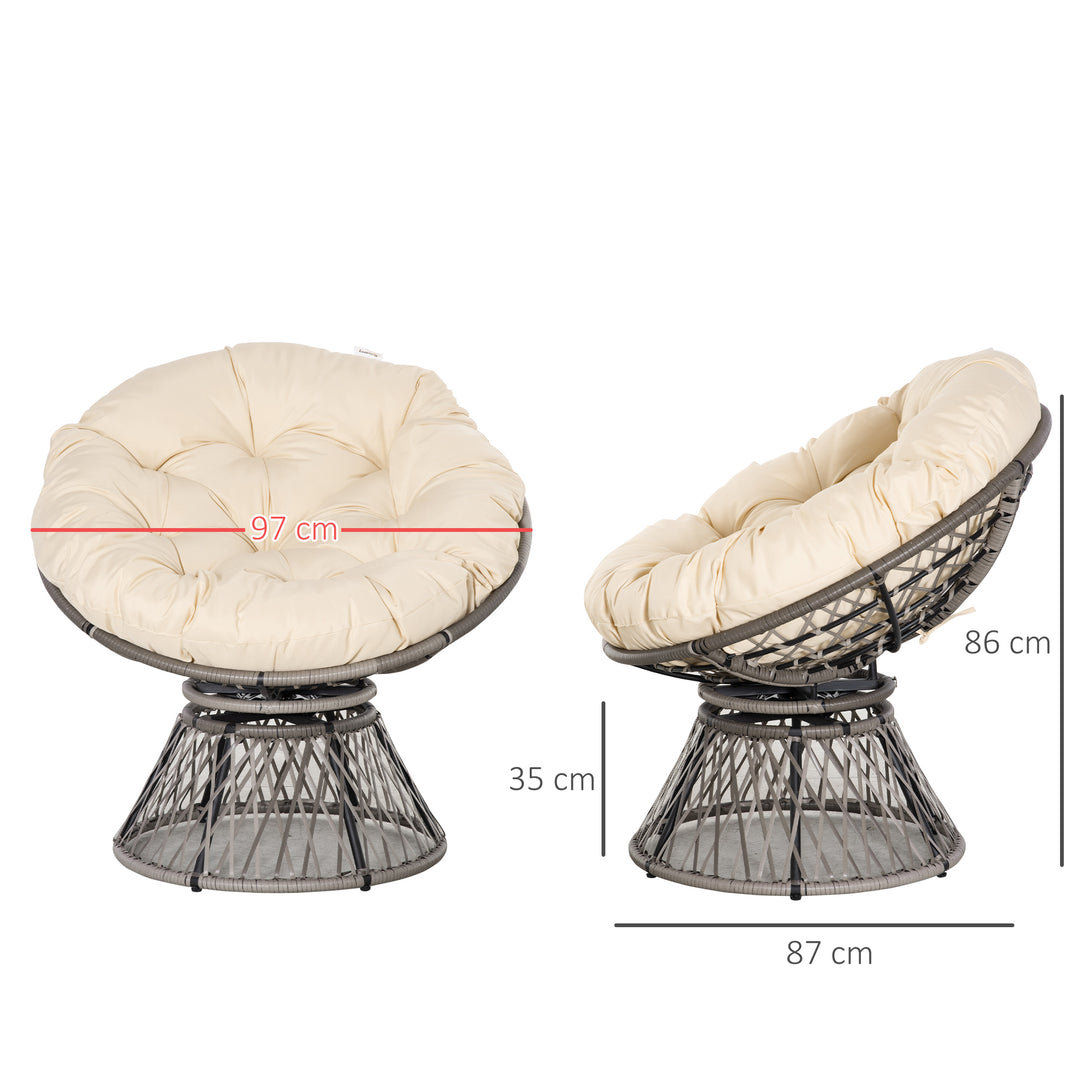 Rattan Moon Chair