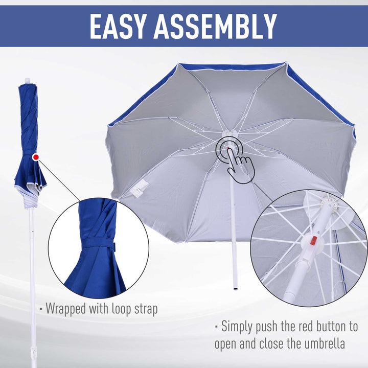 Waterproof Tilted Beach Parasol