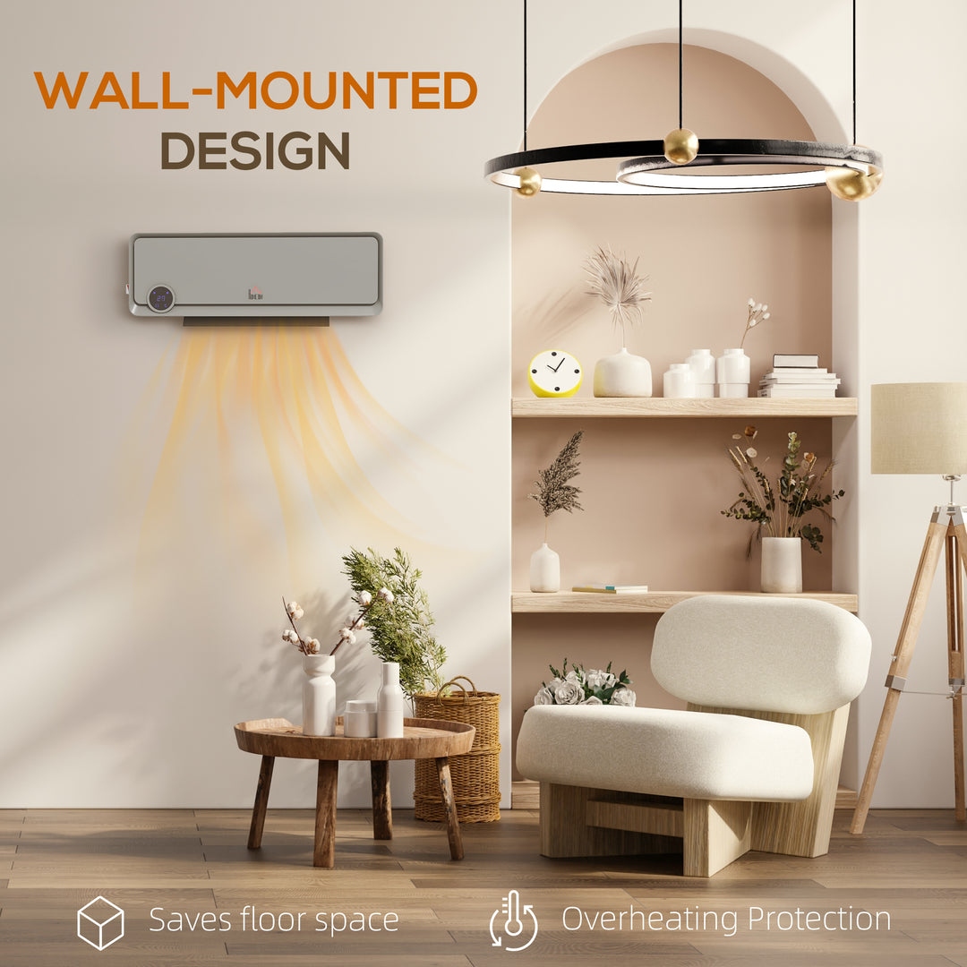 Wall Downflow Heater 2 Heat and Fan 1000W/2000W