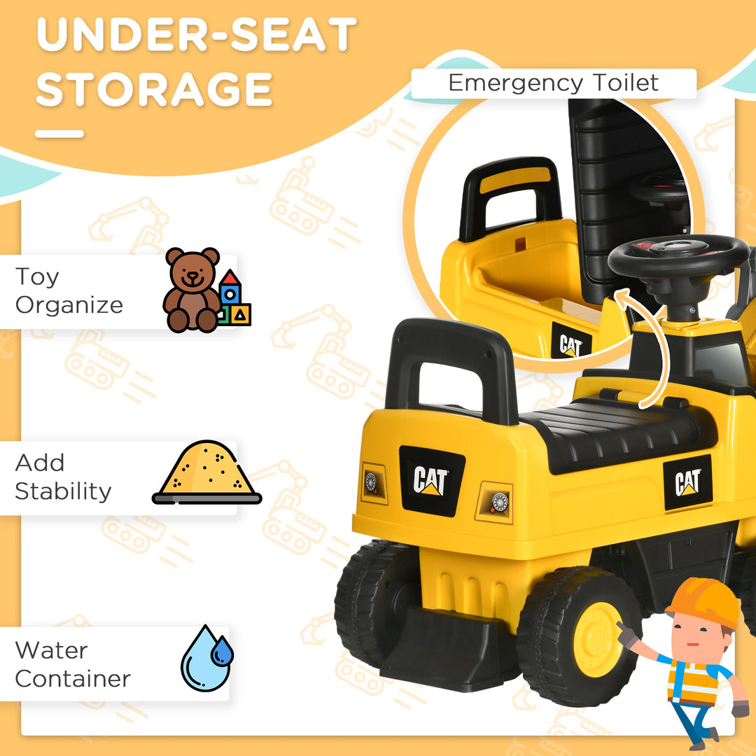 CAT Licensed Construction Digger Ride-On for Kids