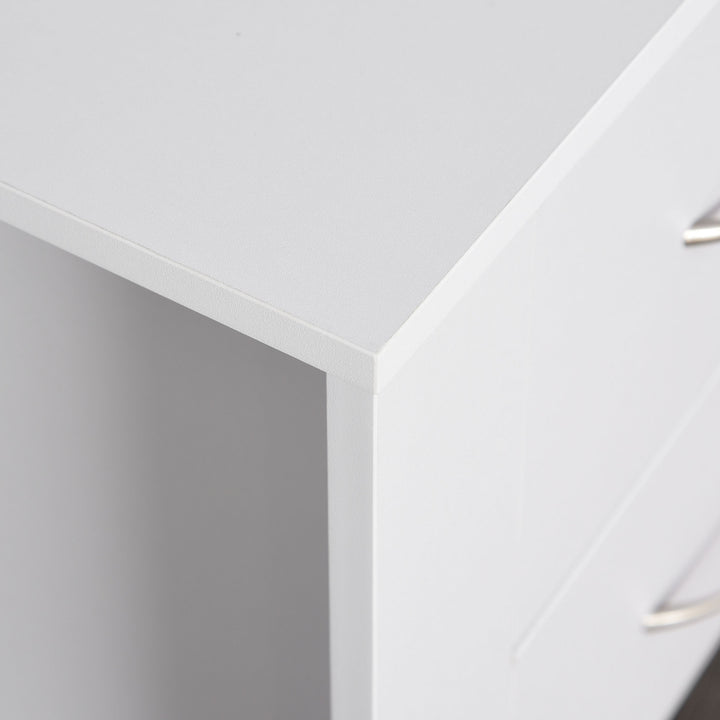 Bedside Duo: Sleek Nightstands with Dual Drawers