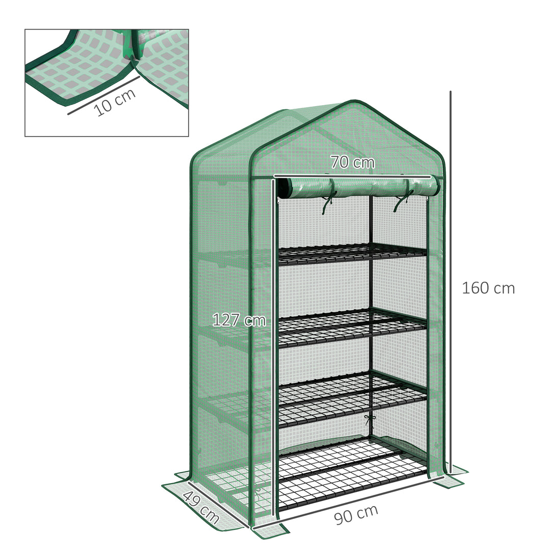 Four-Tier Mini Greenhouse