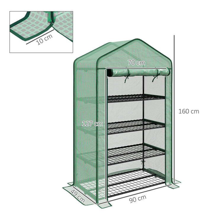 Four-Tier Mini Greenhouse