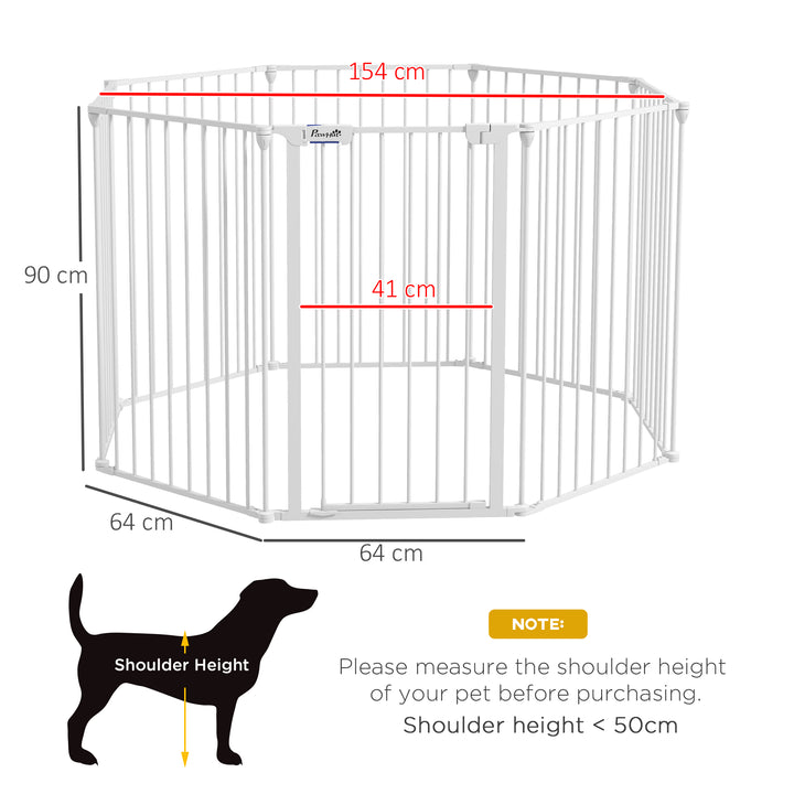 2-In-1 Multifunctional Dog Pen and Safety Pet Gate