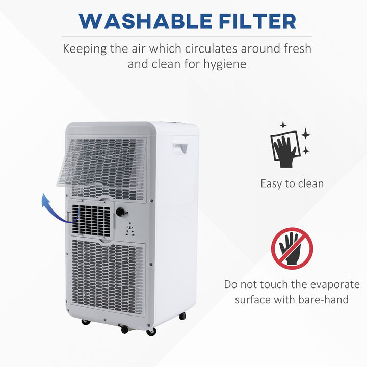 10000 BTU Mobile Portable Air Conditioner Cooling Dehumidifying Ventilating Ac Unit w/ Remote Controller