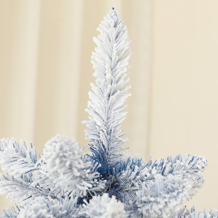 5ft Flocked Artificial Christmas Tree with 450 Snow Frosted Tips