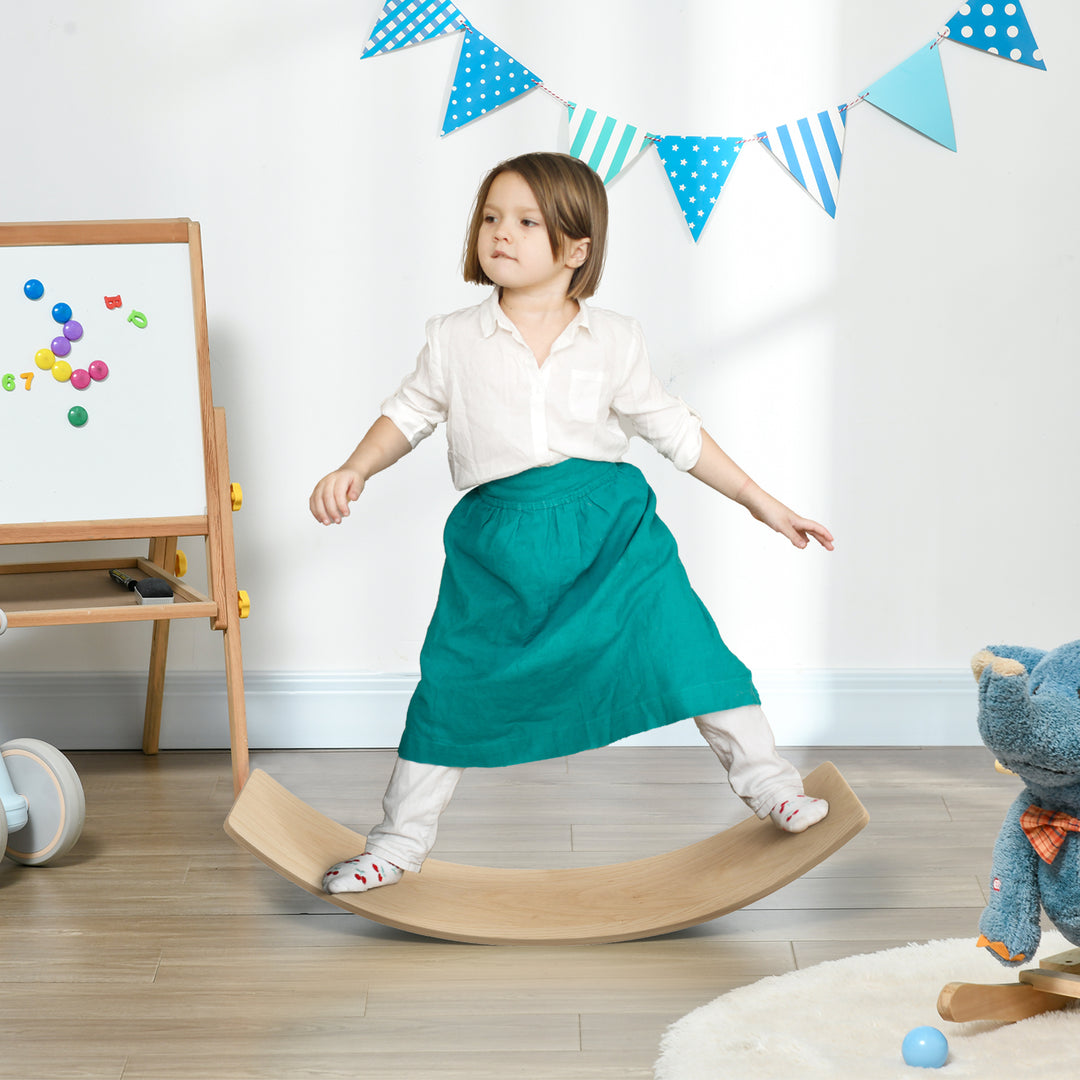 Wooden Balance Board for Children 3-8 Years Old