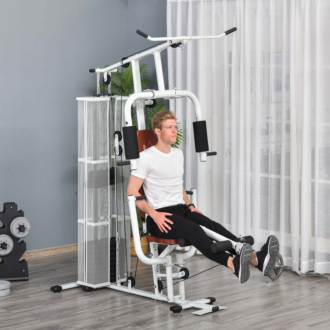 Multifunction Home Gym Weight Training Workout Station Fitness Strength Machine