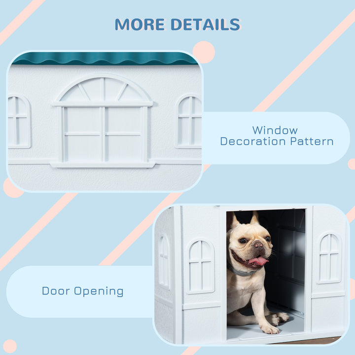 Plastic Outdoor Dog Kennel – Weather-Resistant Pet House