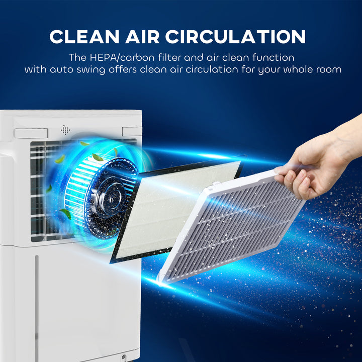 5500mL Dehumidifier Clothes Dryer with Air Purifier