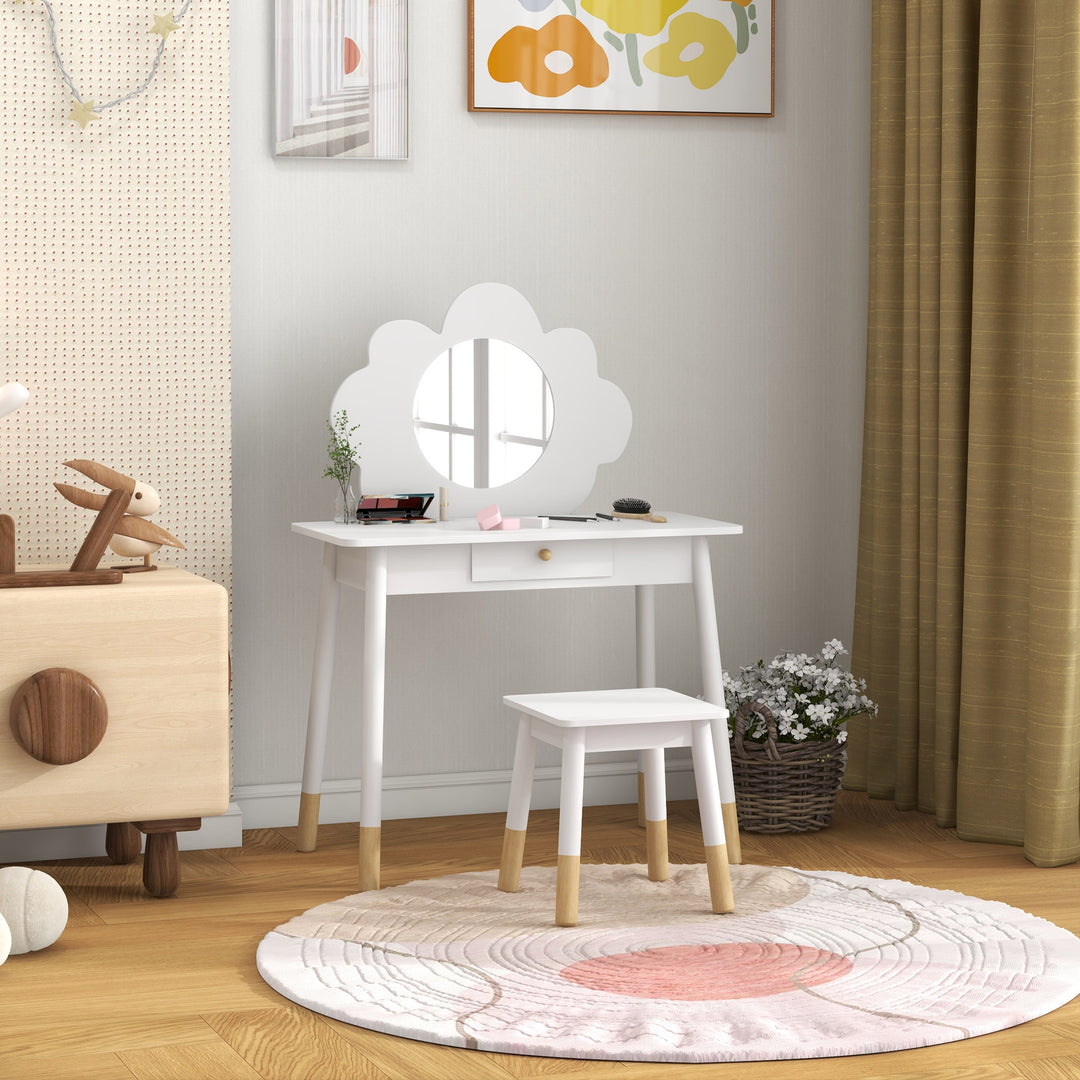 Kids Dressing Table with Mirror