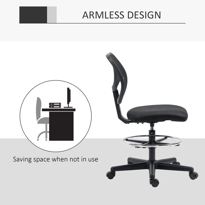 Vinsetto Ergonomic Mesh Office Chair, Black