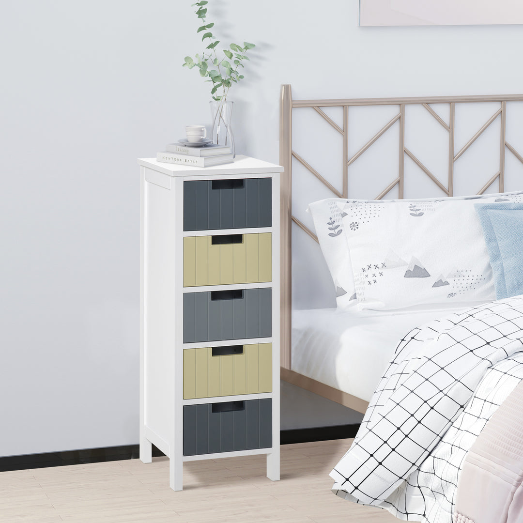 Tall Chest of Drawers, 5 Detachable Drawers