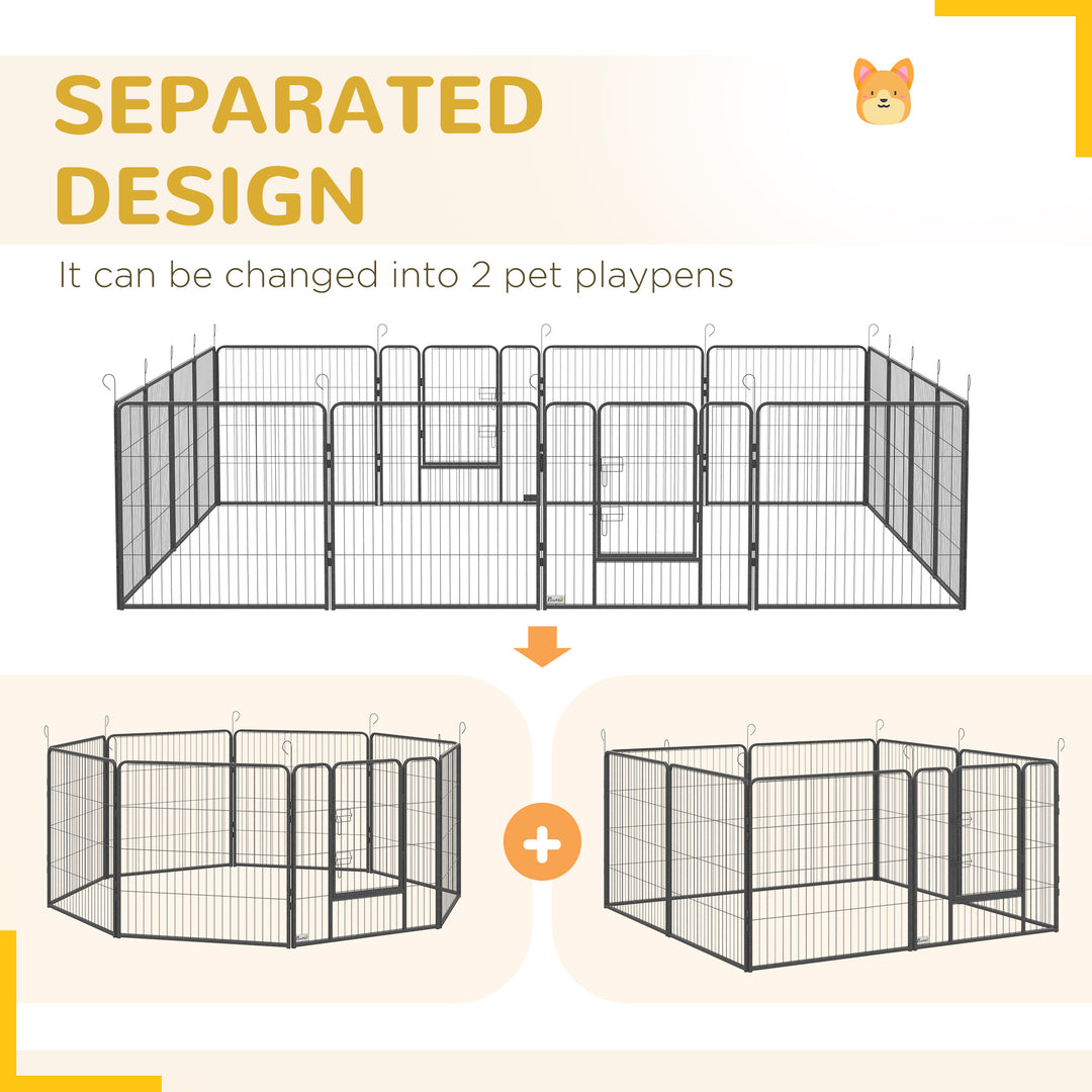 16 Panels Heavy Duty Puppy Playpen