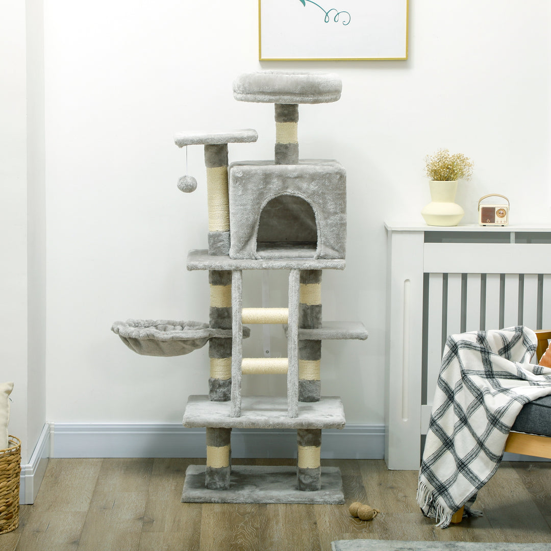 132cm Cat Tree with Scratching Post