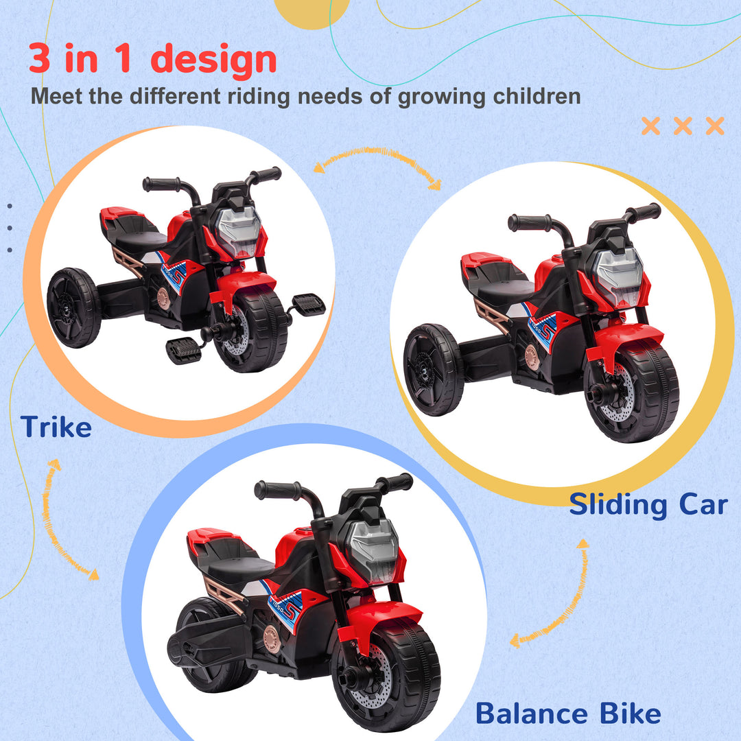 Motorcycle Design 3 in 1 Toddler Trike