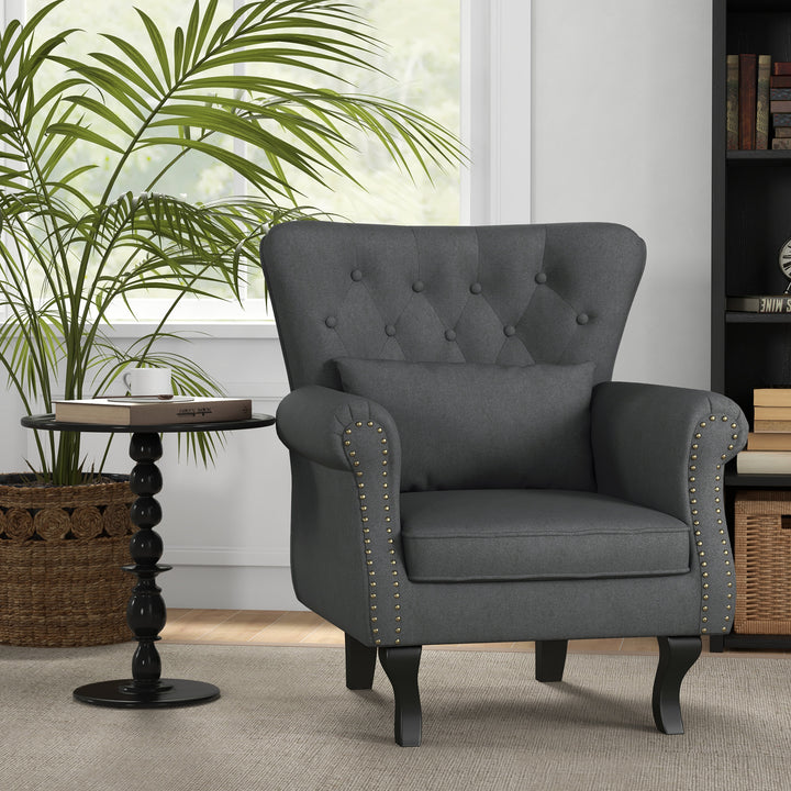 Chesterfield-style Accent Chair