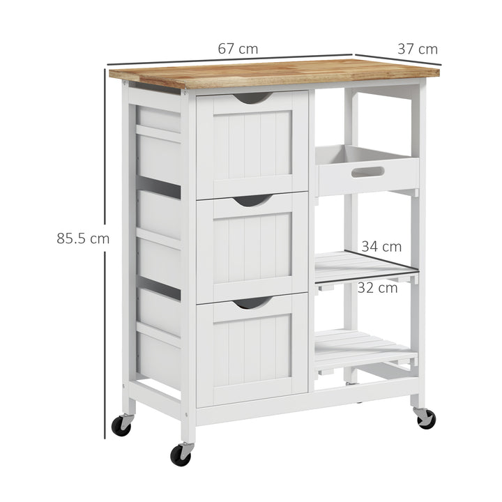 Rolling Kitchen Island Cart