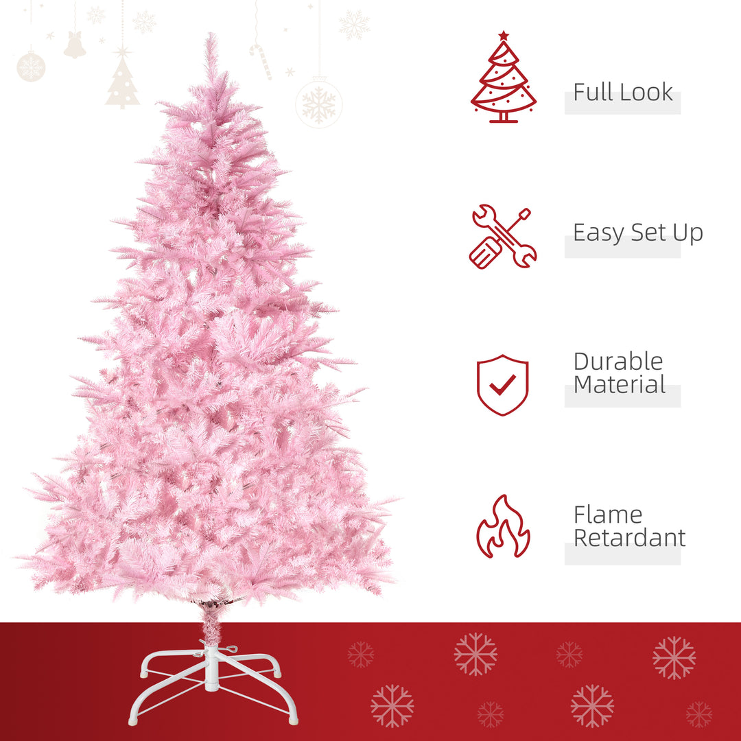 6FT Pop-up Artificial Christmas Tree Holiday Xmas Holiday Tree Decoration with Automatic Open for Home Party