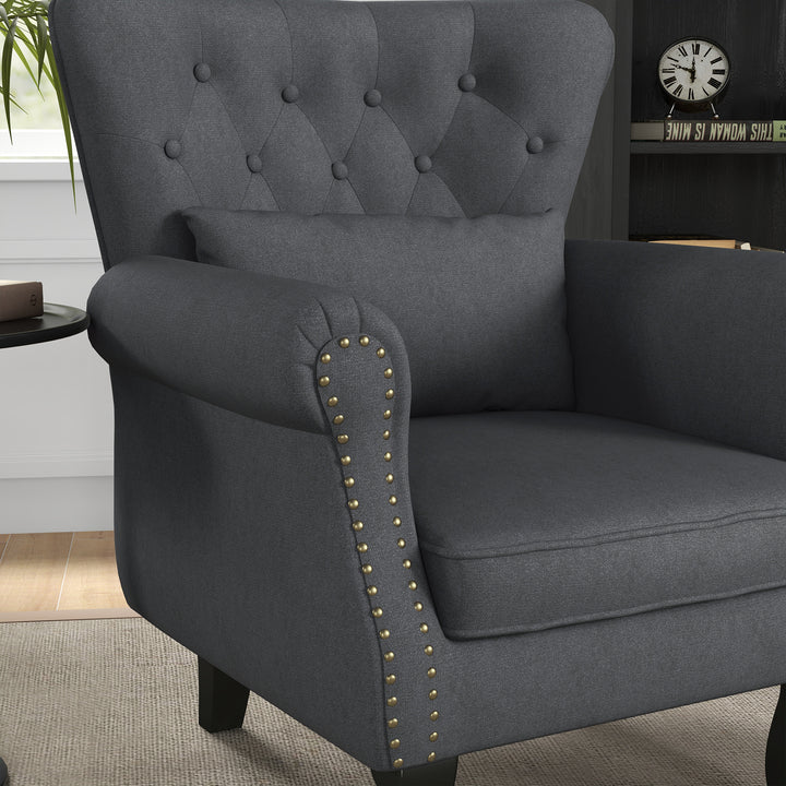 Chesterfield-style Accent Chair