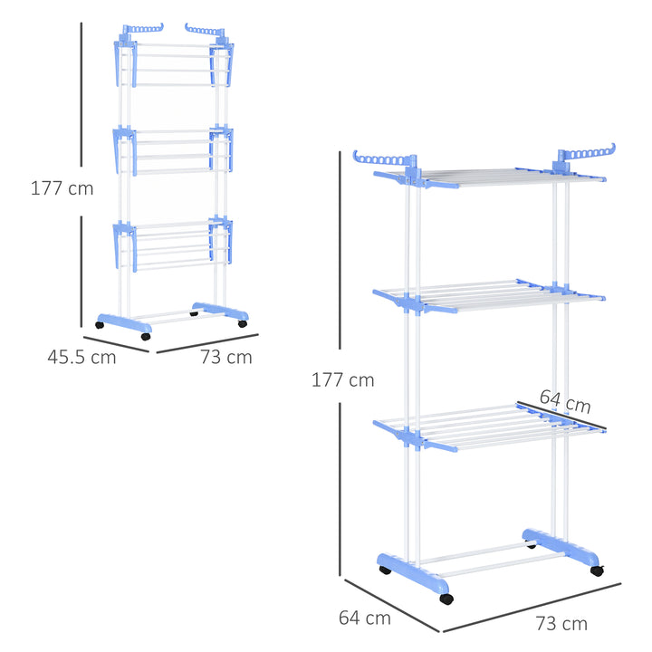 Foldable Clothes Drying Rack