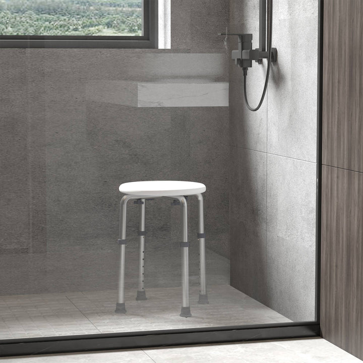 Adjustable Bath Chair: Shower Seat with Safety Features for Elderly