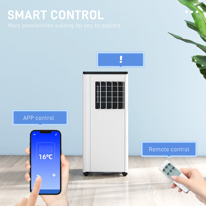 Smart WiFi Air Conditioner: 7000 BTU Cooling for 15m² Rooms