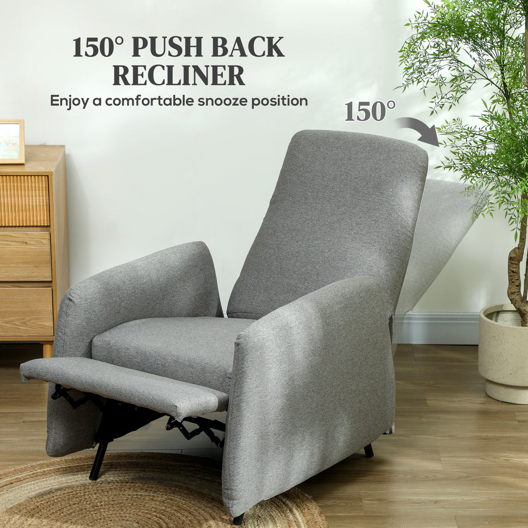 Push Back Recliner Armchair