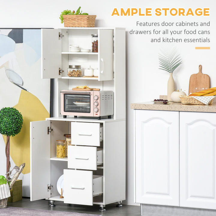 Modern Larder Cupboard with Storage Cabinets