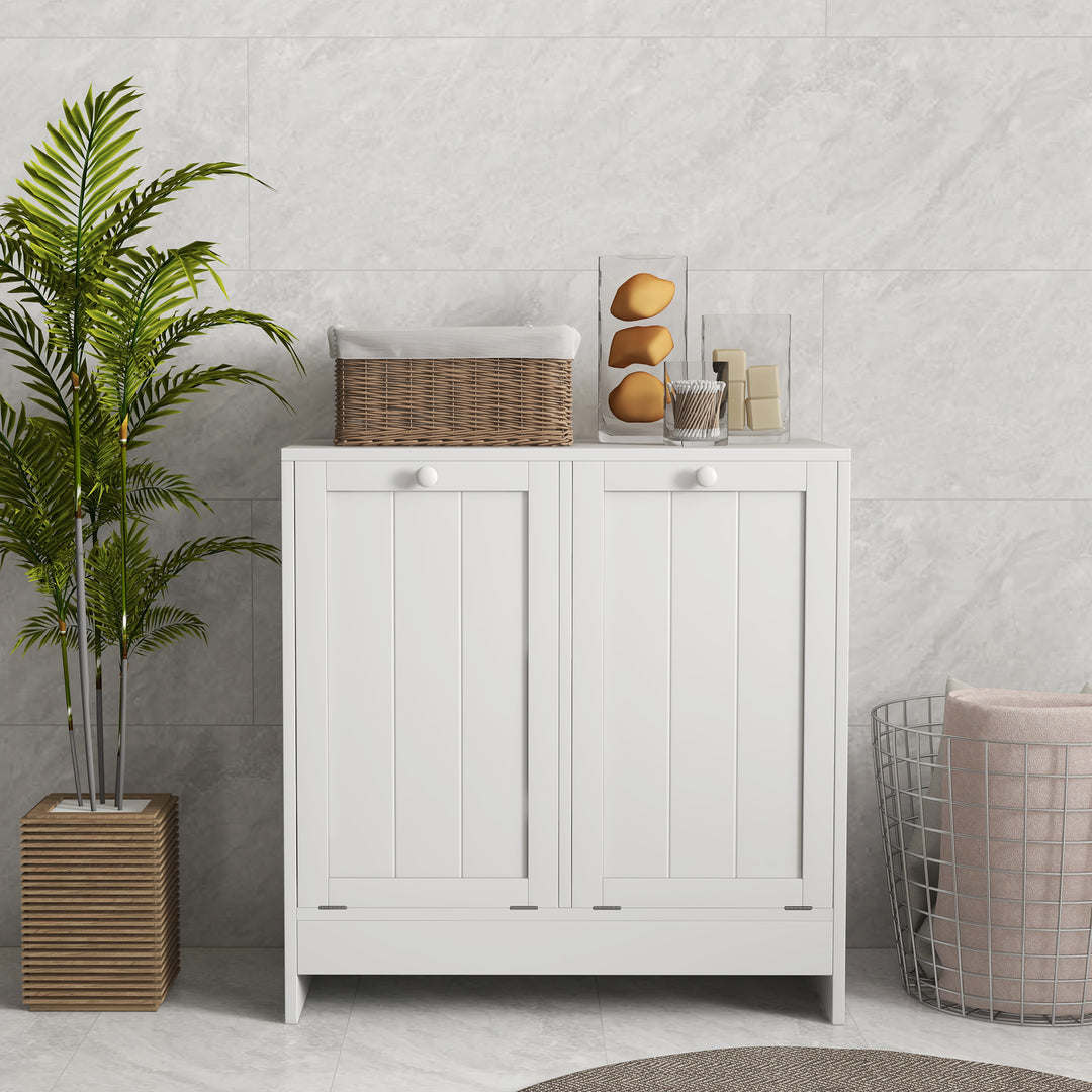 Kleankin Tilt-Out Laundry Cabinet