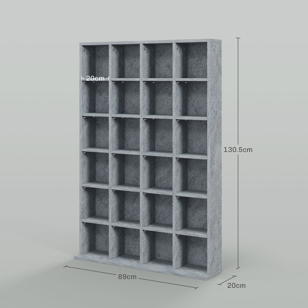 CD Storage Unit with Adjustable Shelves