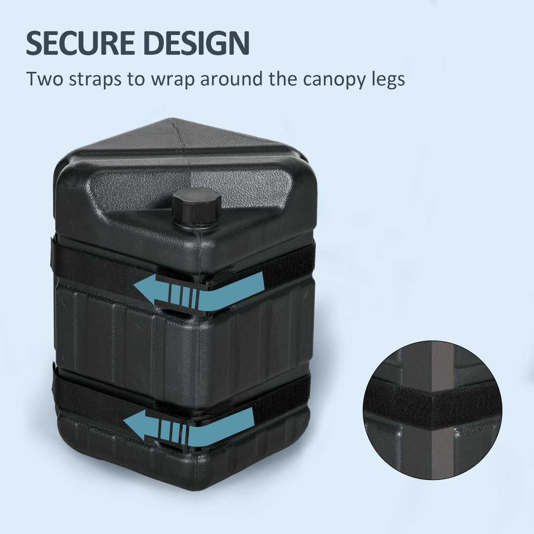 HDPE Gazebo Weights Set of 4